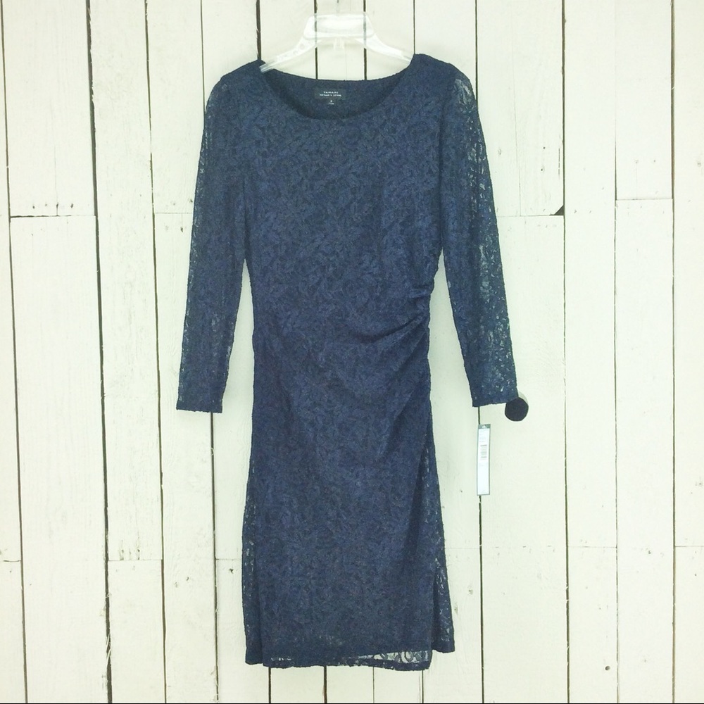Tahari lace cocktail dress